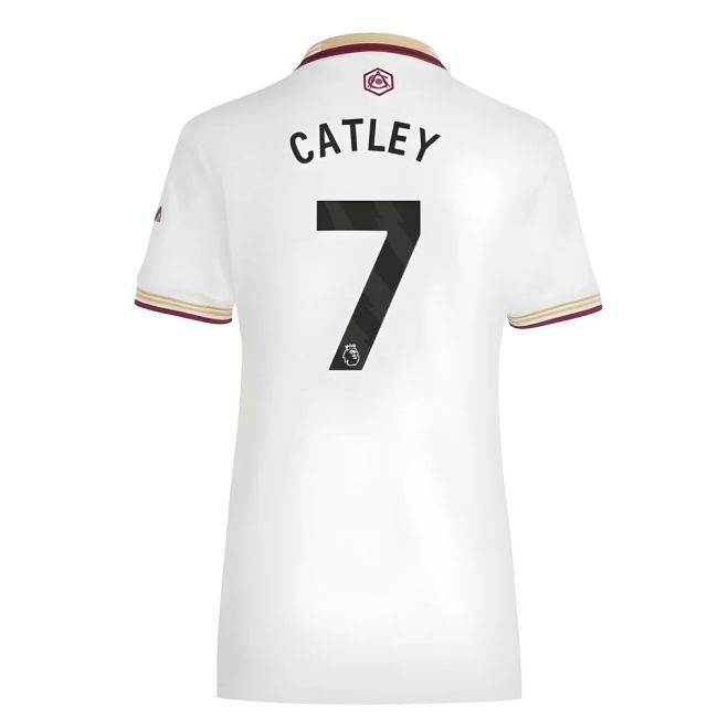 Official Licensed Arsenal Arsenal Third Shirt Womens Catley #7 New...