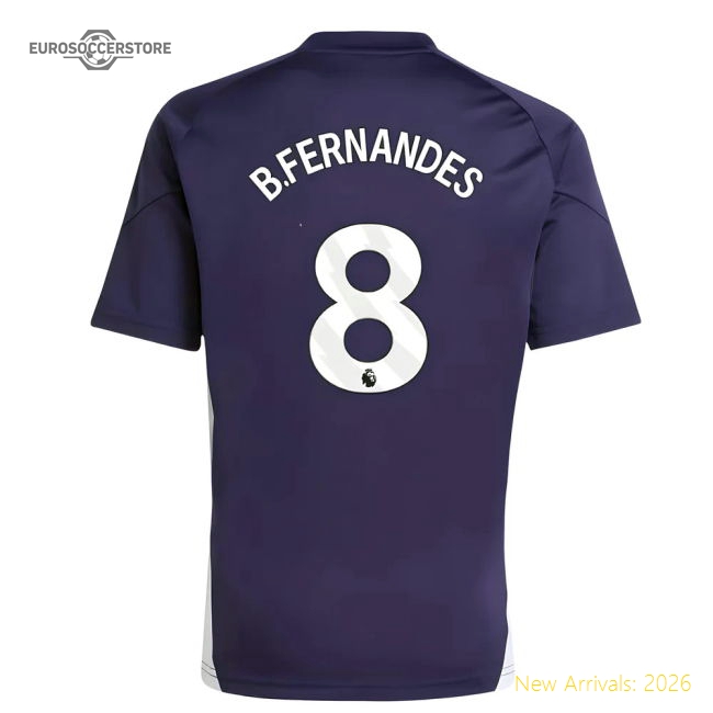 2025-2026 Man Utd Practice Shirt (aurora Plum) - Kids (bfernandes 8)
