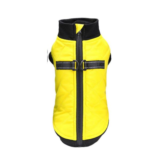 French Bulldog Quilted Vest With Leash Ring For French Bulldog (wj14) Practical Dog Gear