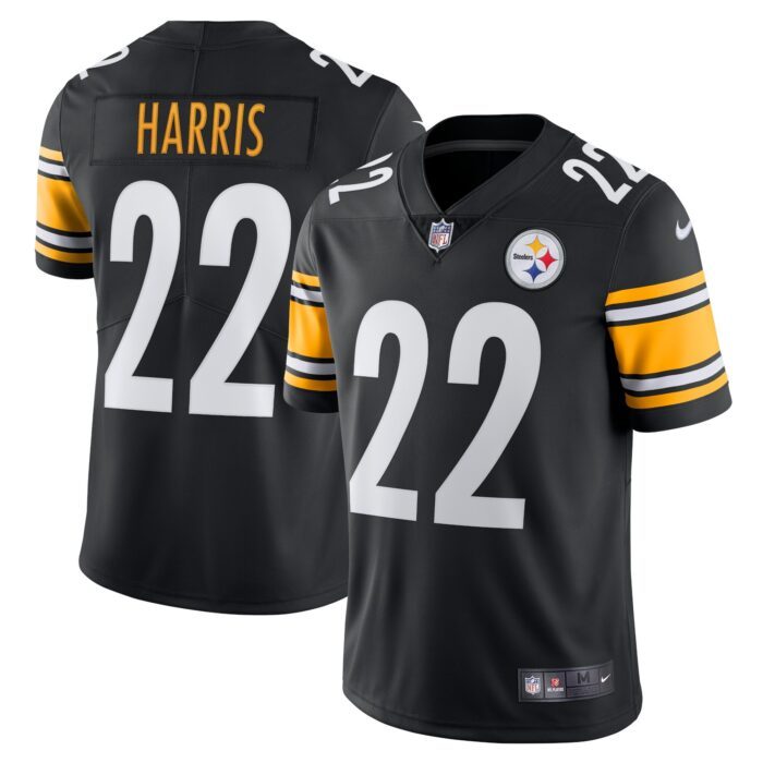 Men's Pittsburgh Steelers Najee Harris Nike Black Vapor Li...