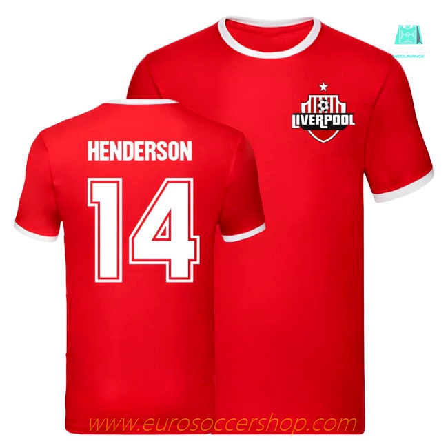 Jordan Henderson Liverpool Ringer Tee (Red)