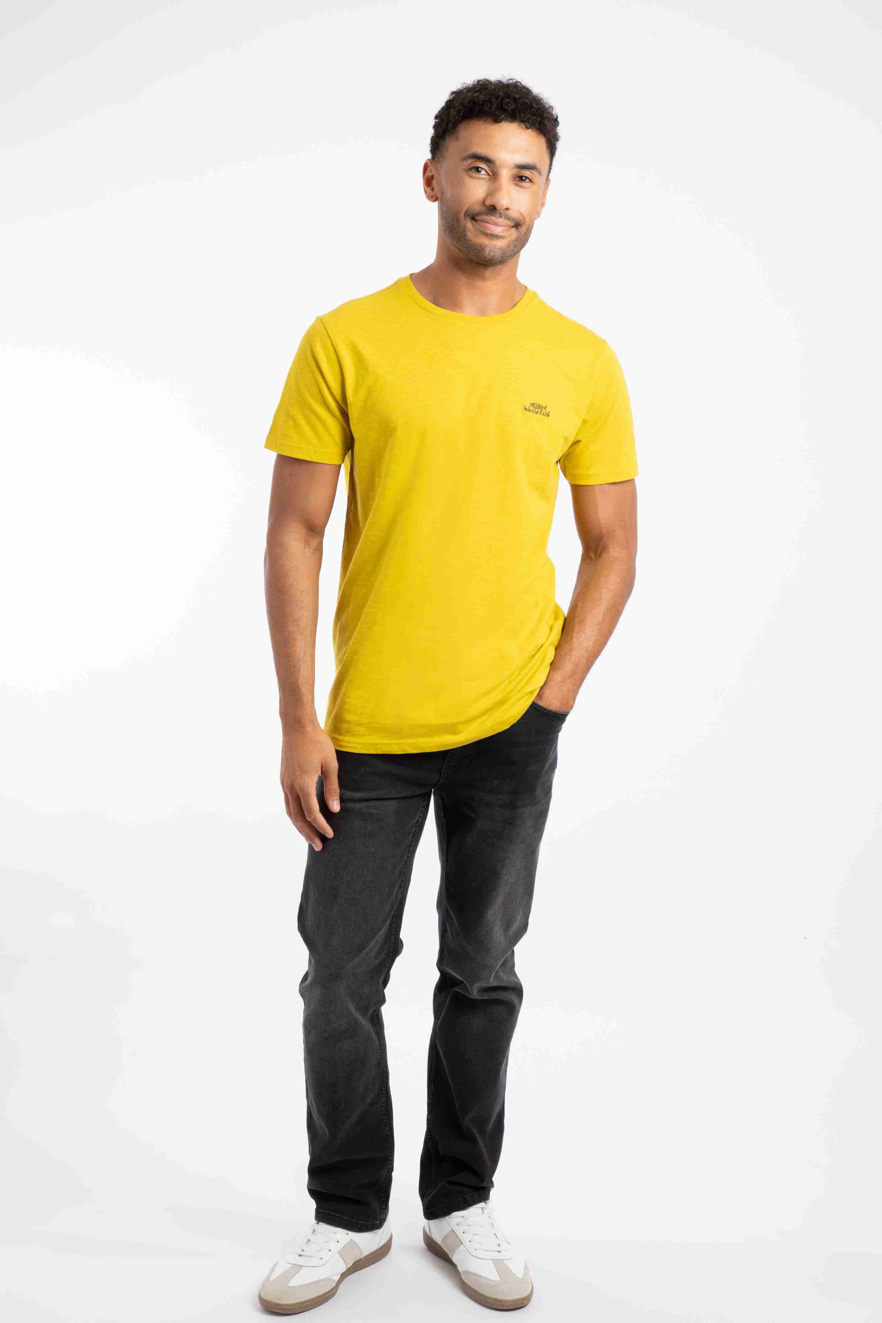 Fished Branded T-Shirt Antique Moss