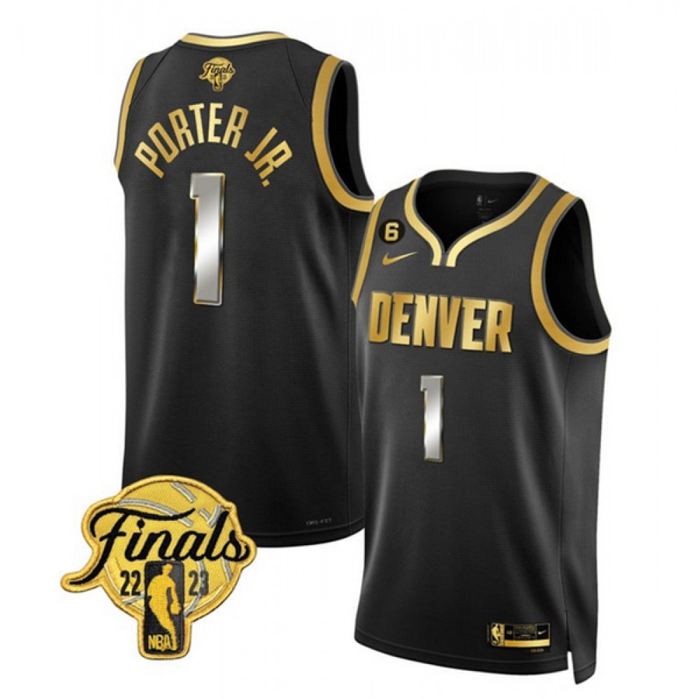 Durable Denver Nuggets 1 Jersey - Black - Must-Have Jersey