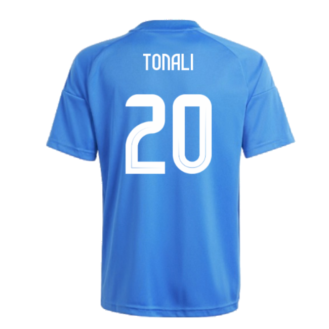 2024-2025 Italy Home Fan Jersey (Kids) (Tonali 20) Worldcup