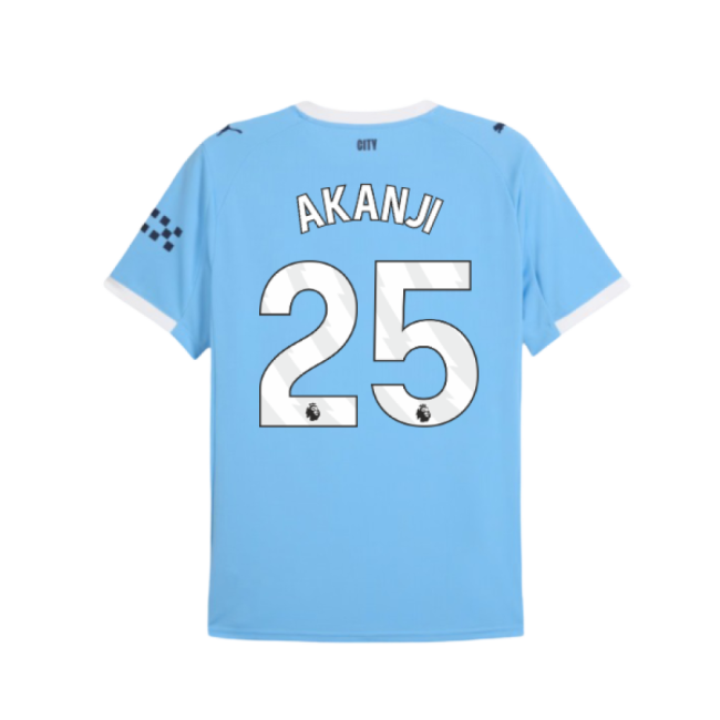 2025-2026 Man City Home Shirt (Akanji 25)