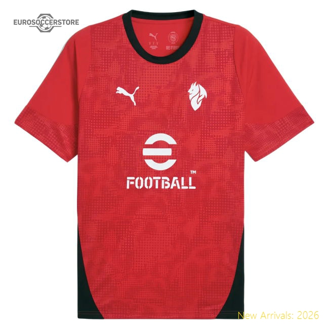 High-Quality Premium 2025-2026 Ac Milan Training Jersey (Red)
