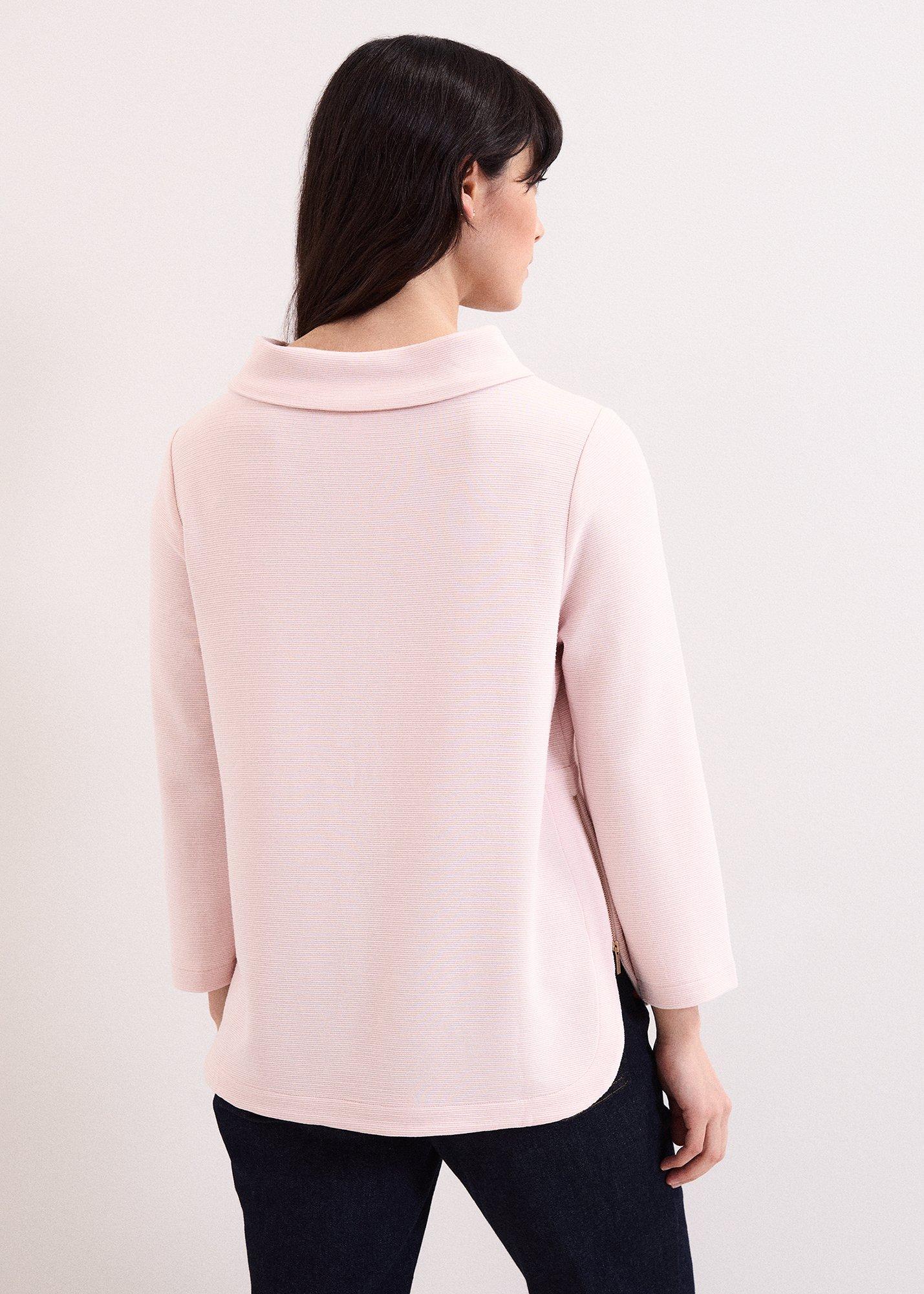 Solene Textured Long Sleeve Top