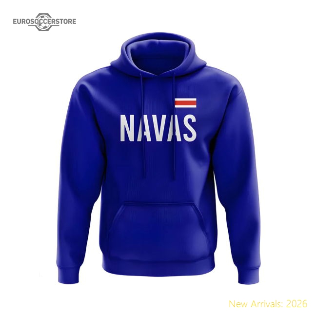 Premium Keylor Navas Costa Rica Name Hoody (blue) - Official Design