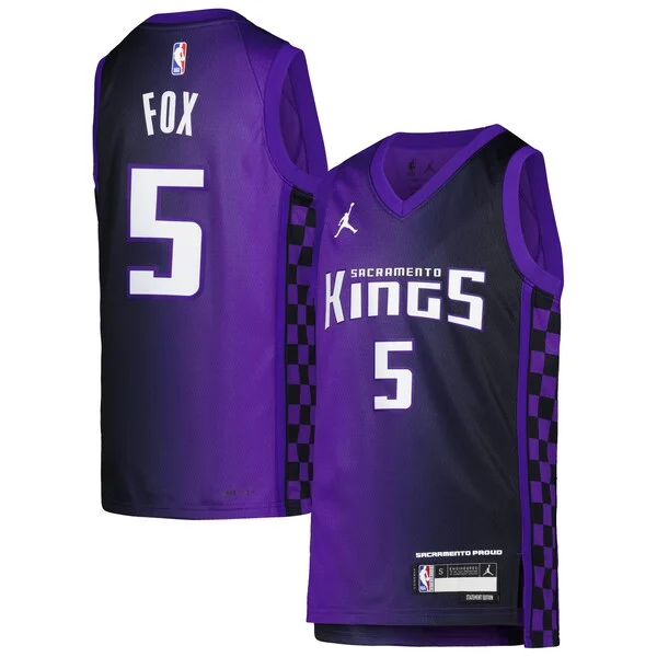 De'Aaron Fox SAC Swingman Jersey - stylish high-quality - Statement