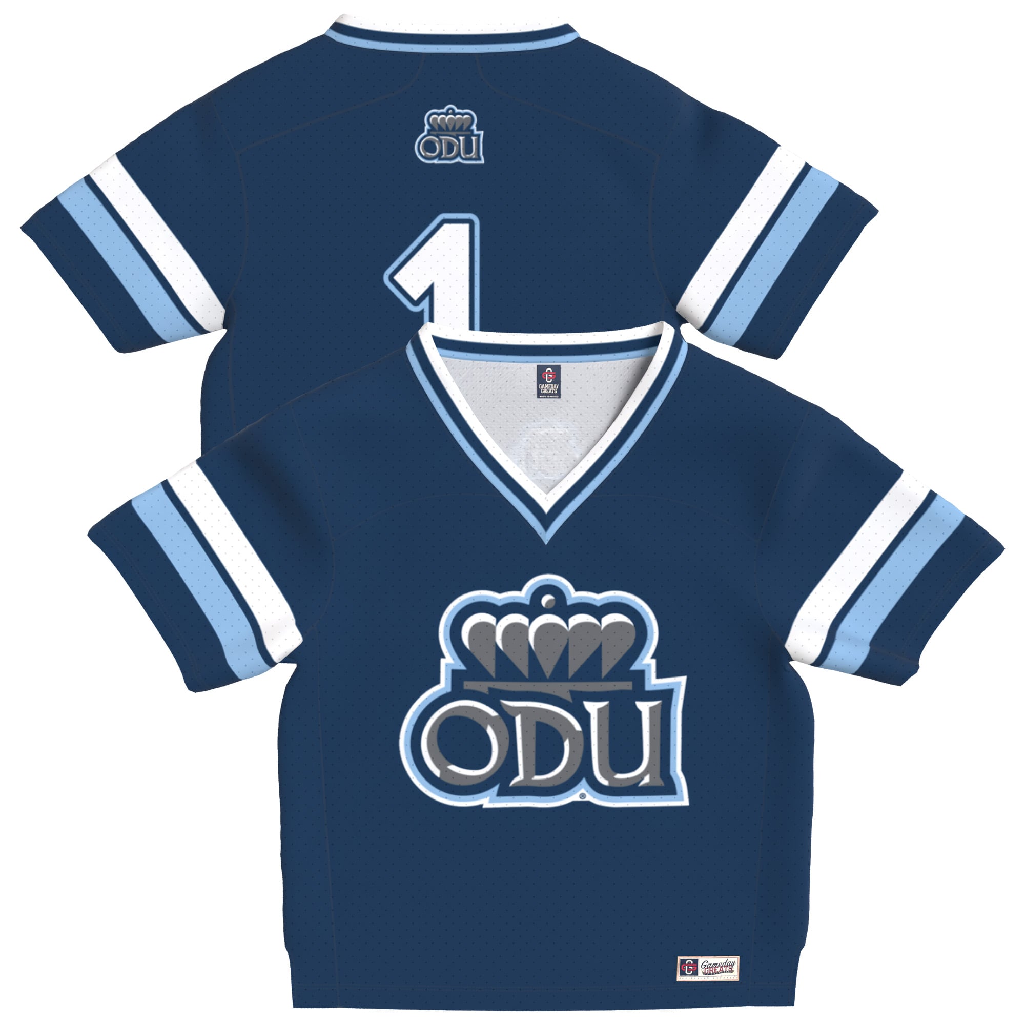 Infant Blue Old Dominion Monarchs Lightweight Collegiate Football Fashion Jersey