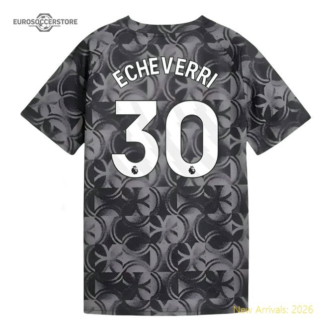 2025-2026 Man City Kids Kid-approved Jersey Echeverri Dri-fit