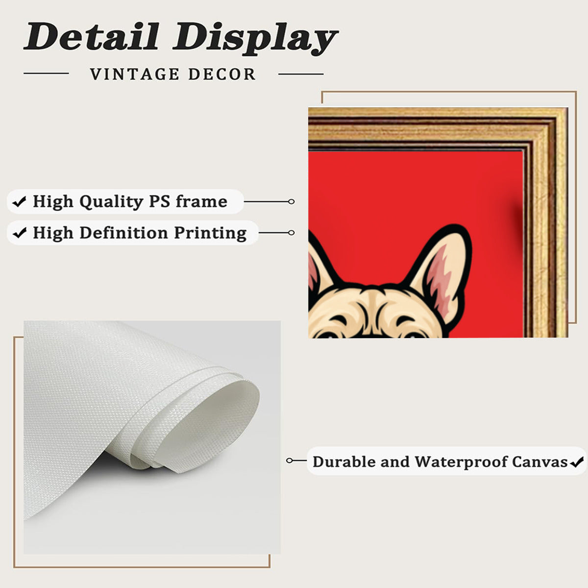 Frenchie MOM - Personalized Framed Poster • Wall Decoration