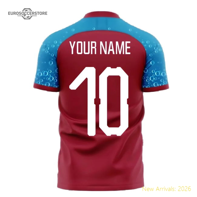 East London 2025-2026 Home Concept Football Kit (libero) (your Name)