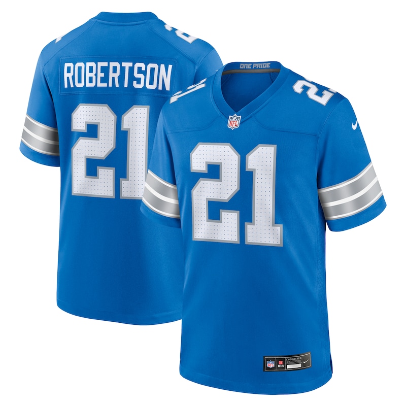 None Amik Robertson DET Lions Powerful Game-Ready Jersey for NFL Fans
