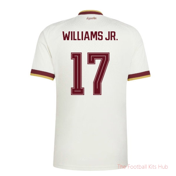 2026-2027 Spain Away Shirt (Williams Jr. 17)