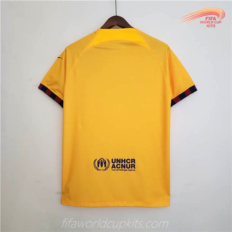 Barcelona 22-23 Fourth Yellow Football Kit