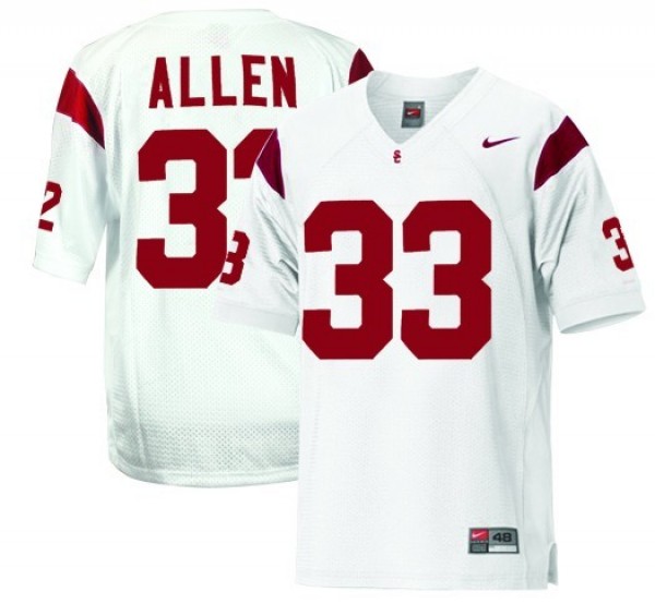 Men USC Trojans #33 Marcus Allen Premium Jersey - Officially