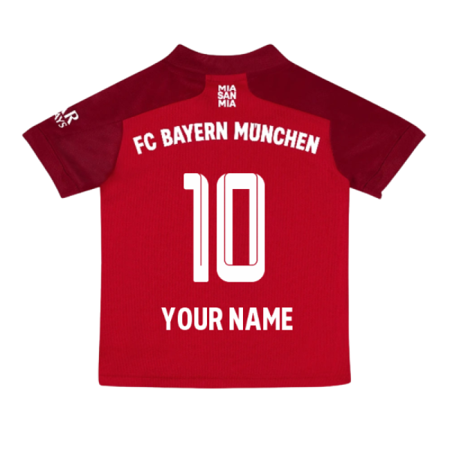 Premium 2021-2022 Bayern Munich Home Mini Kit (Your Name)