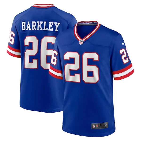 None Saquon Barkley Game Jersey - Royal | NFL Player Jersey | NFL Foot