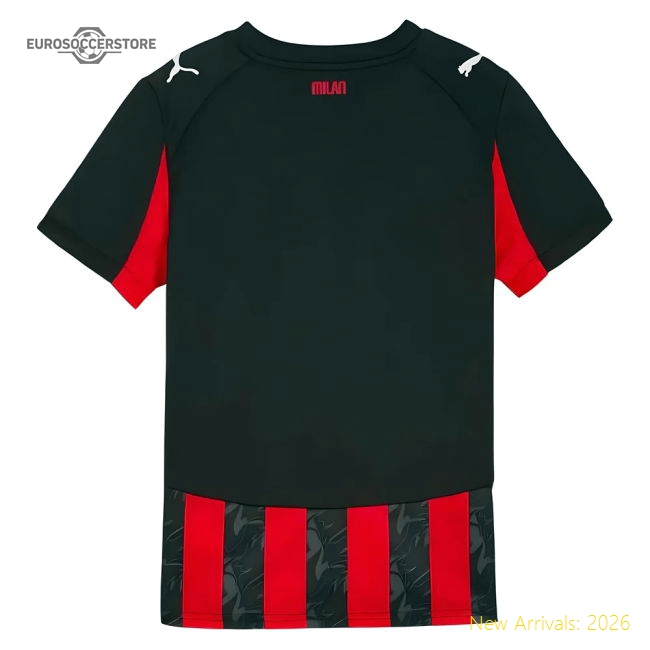 Top-Quality Top-Quality 2025-2026 Ac Milan Home Shirt (Kids)