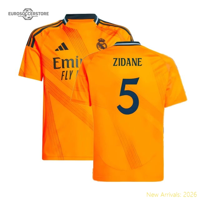 Authentic 2024-2025 Real Madrid Away Shirt (Kids) (Zidane 5)