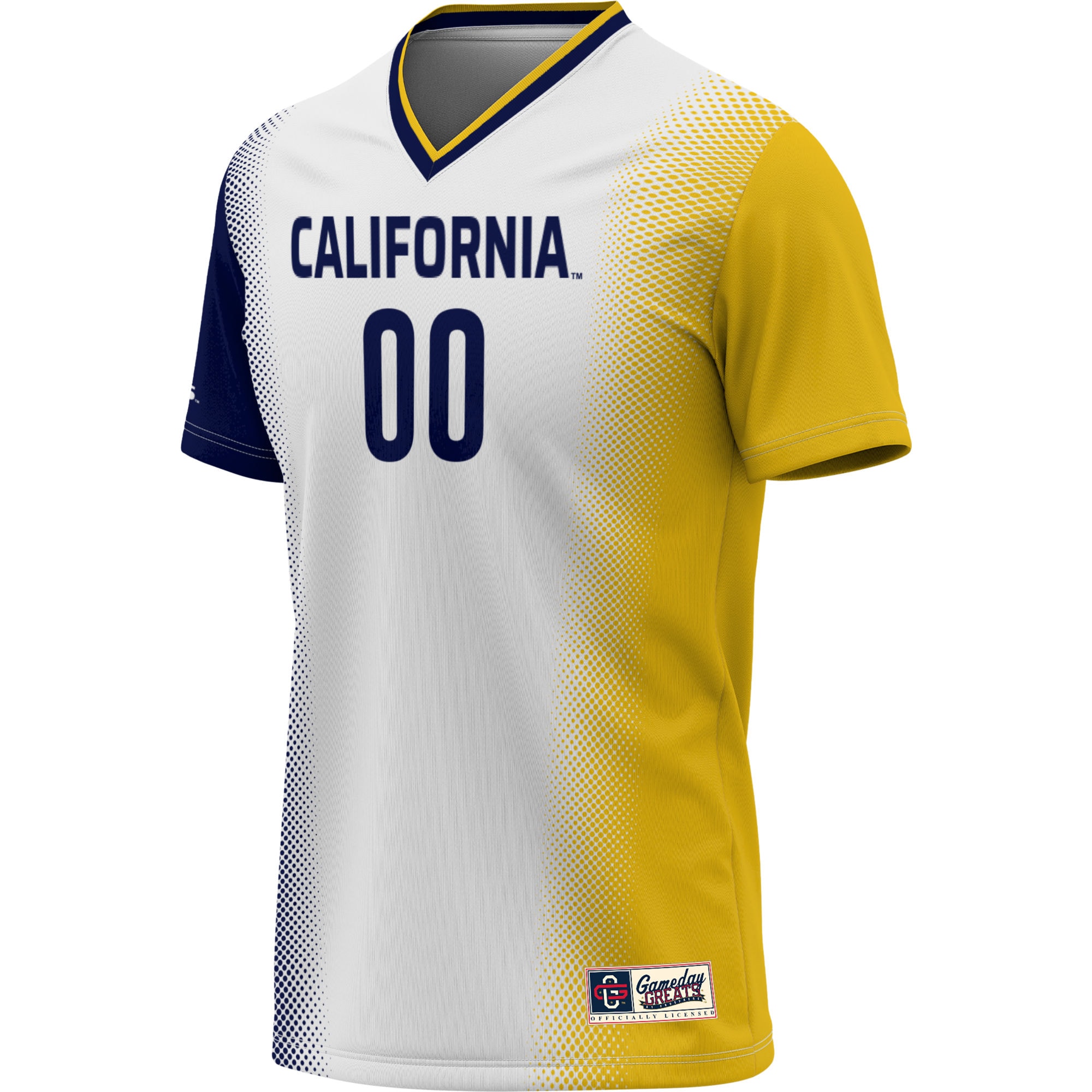 [LK] Cal Bears GameDay Greats Youth NIL Pick-A-Player Lightweight Women's Soccer Jersey - White