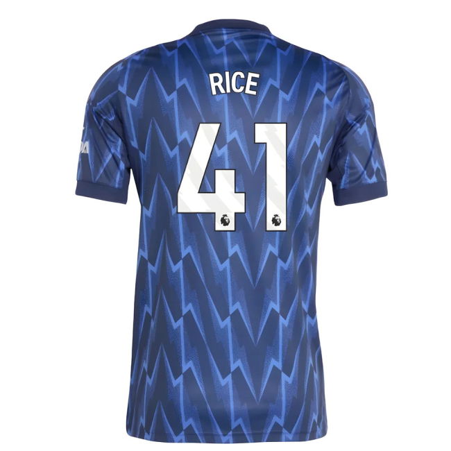 2025-20 Arsenal Authentic Away Jersey Rice #41 L S