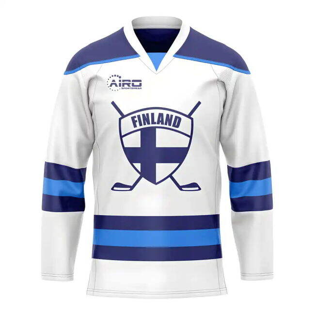Low Cost Finland Home Ice Hockey Shirt Avant-garde