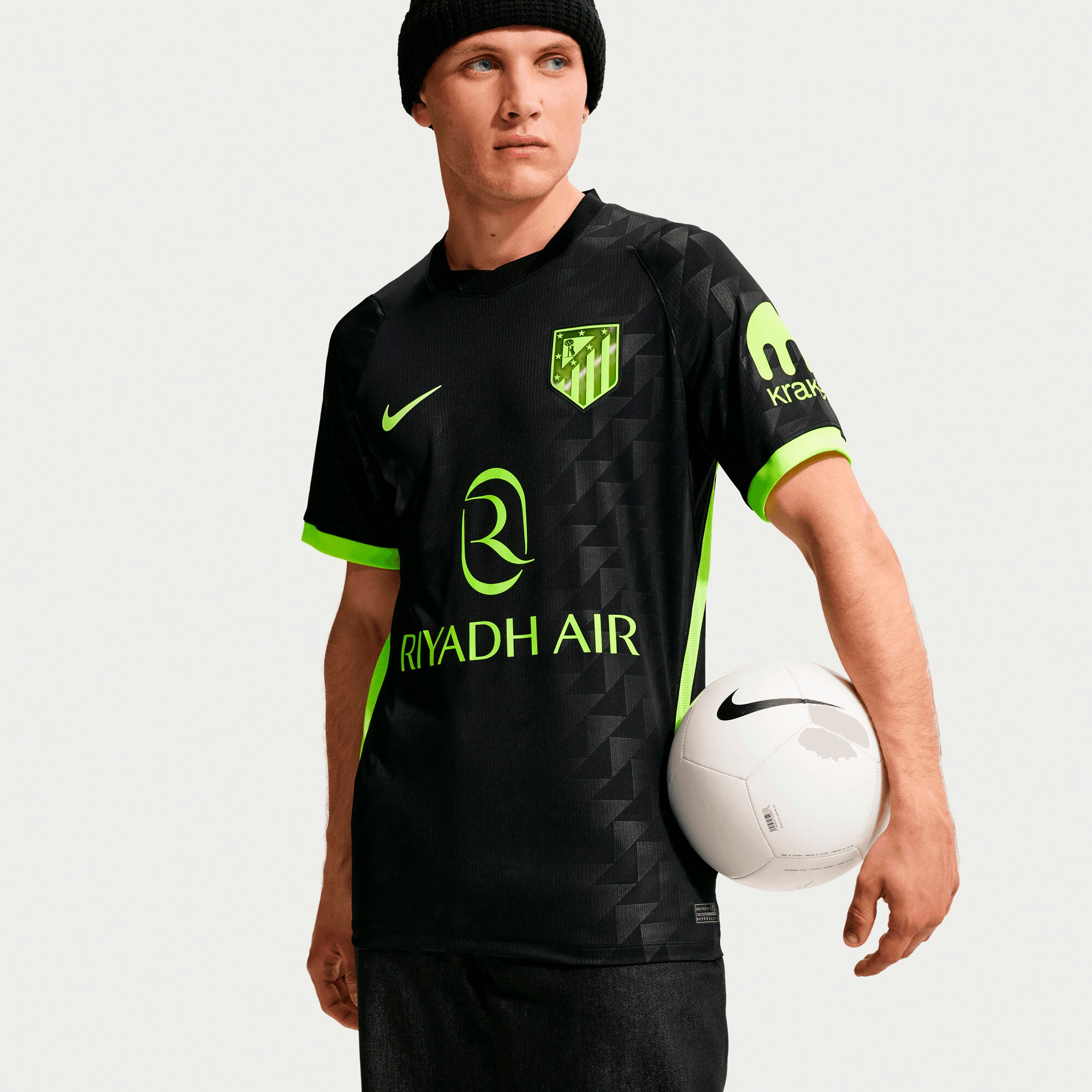 [SJH] Atletico de Madrid 2026/27 Away Stadium Replica Jersey - Black