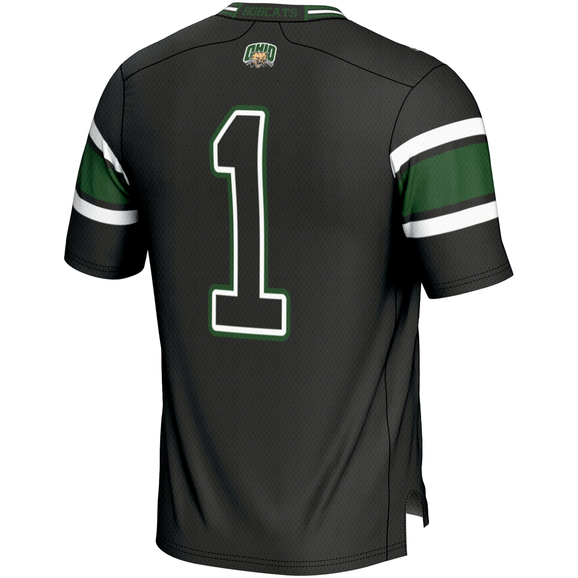 #1 Ohio Bobcats GameDay Greats Youth Endzone Football Jersey - Black