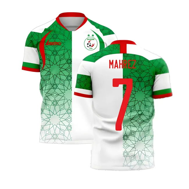 Genuine Copy Algeria Home Supporter Shirt for Adults (MAHREZ 7)