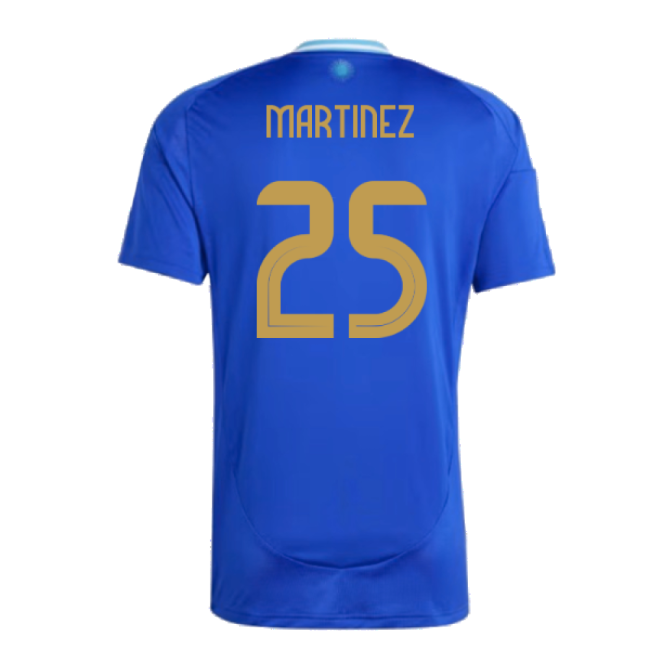 World 2024-2025 Argentina Away Shirt (Martinez 25) Football