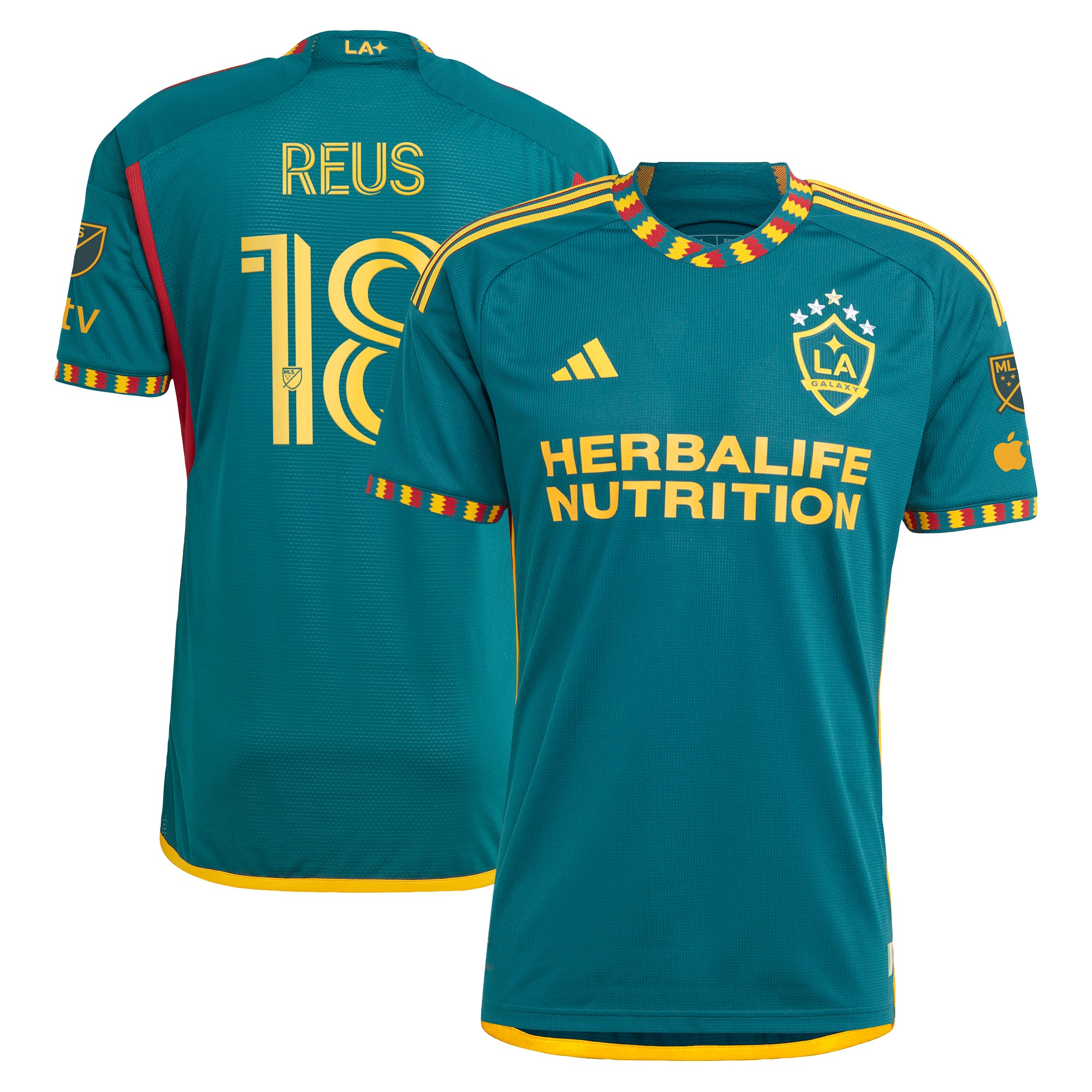 [SJH] Marco Reus LA Galaxy 2024 LA Kit Authentic Player Jersey - Green