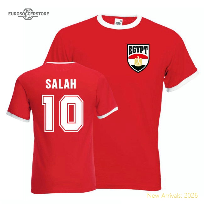 Mohammad Salah Pharaohs Ringer Tee (red) - Cost-effective