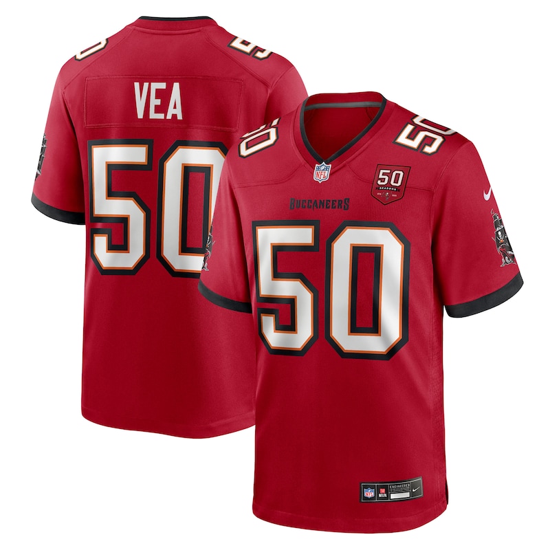 None Vita Vea TB Buccaneers Vintage Durable Jersey for NFL Fans