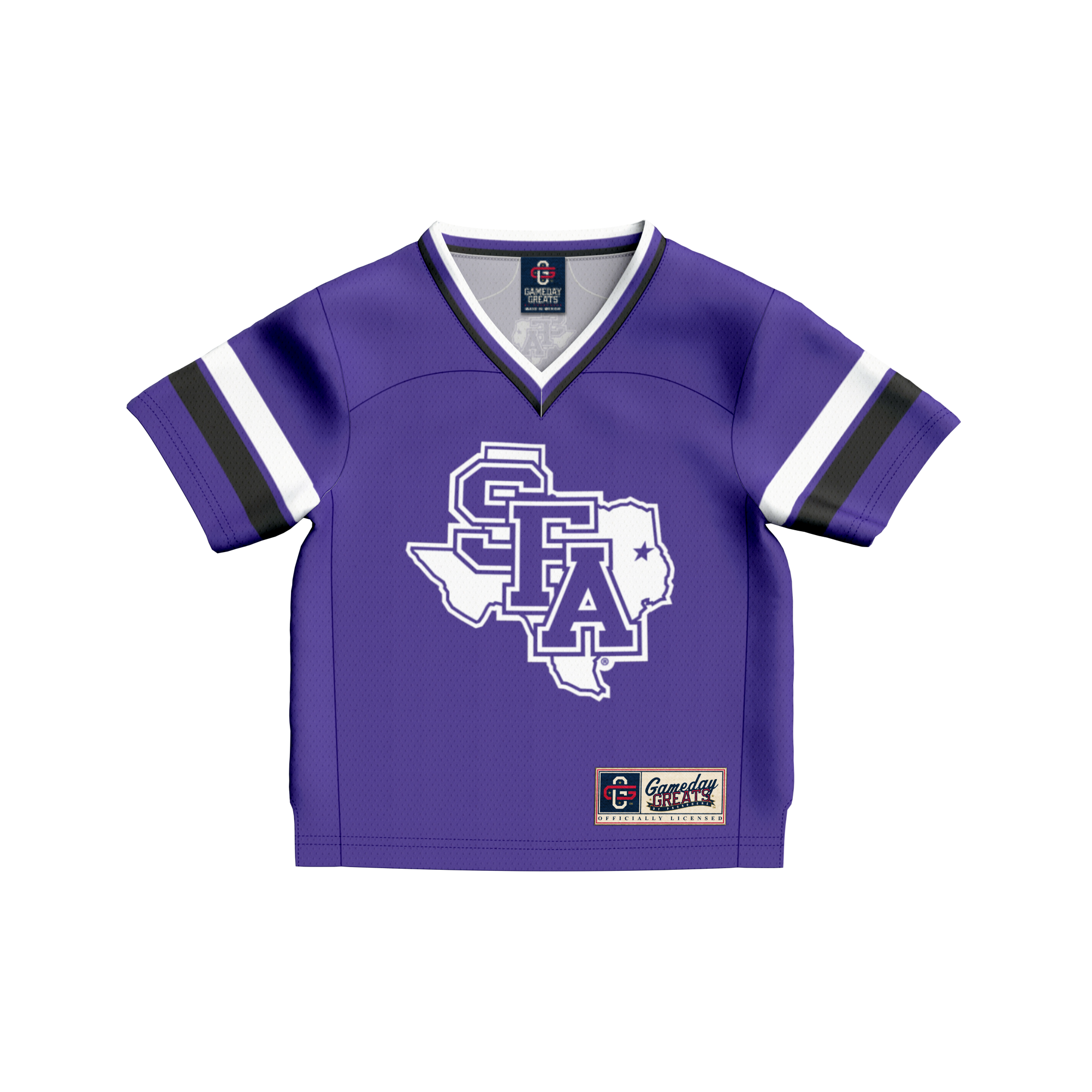 #1 Stephen F Austin Lumberjacks GameDay Greats Infant Lightweight Collegiate Football Fashion Jersey - Purple
