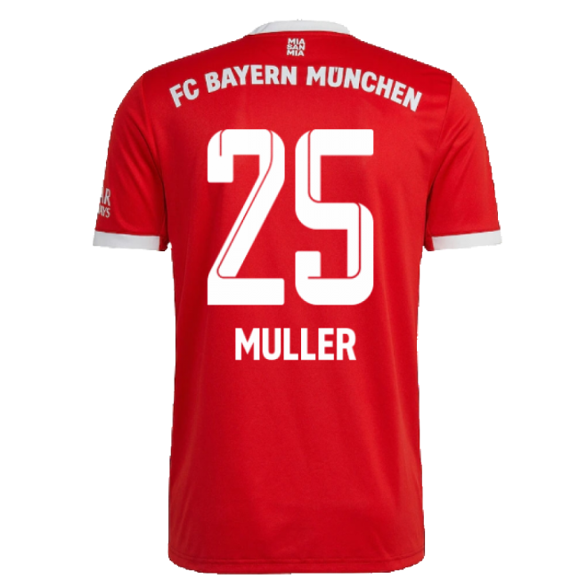 Teams,Bayern Bayern Home Club Munich 2022-2023 Kit Shirt (Muller