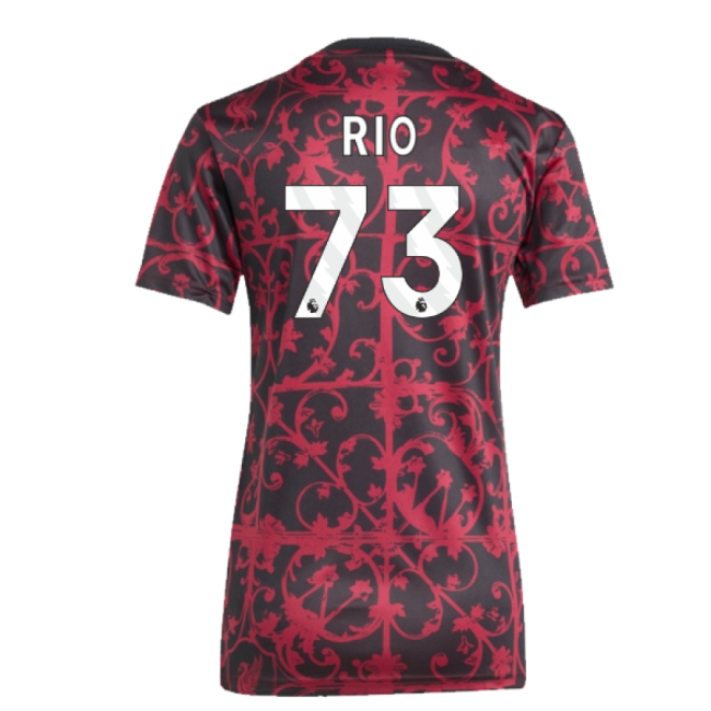 2025-20 Liverpool Home Jersey Rio #73 L M Women S