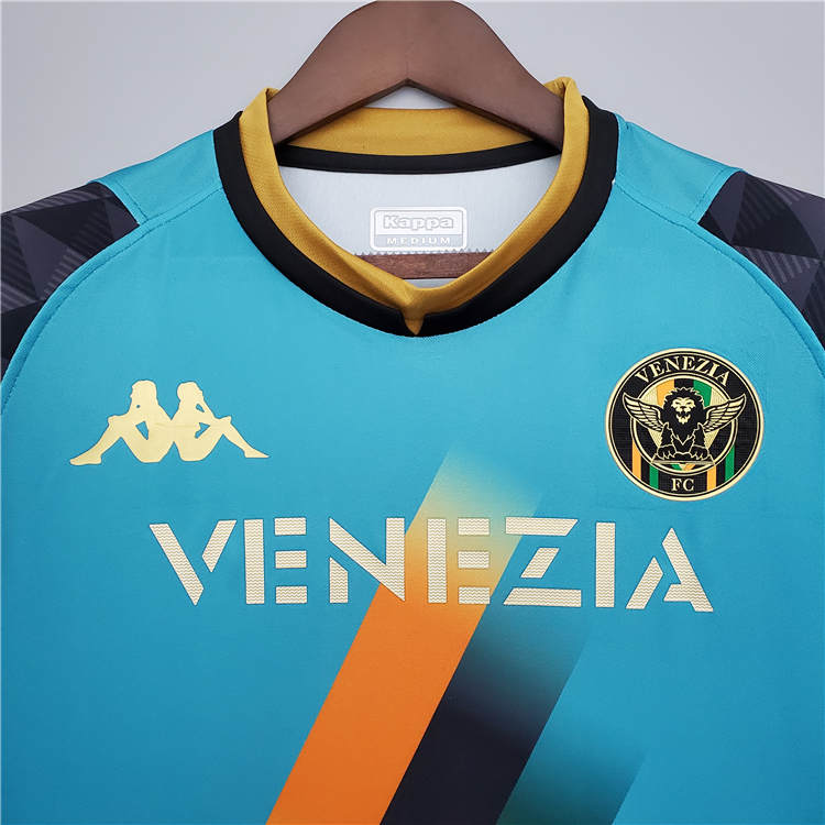 Official Venezia FC 21-22 Goalkeeper Blue Soccer Jersey Football Shirt