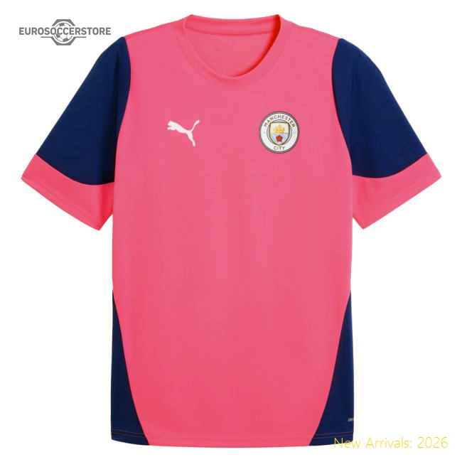 Official 2025-2026 Man City Training Jersey (fluro Pink) - Premium