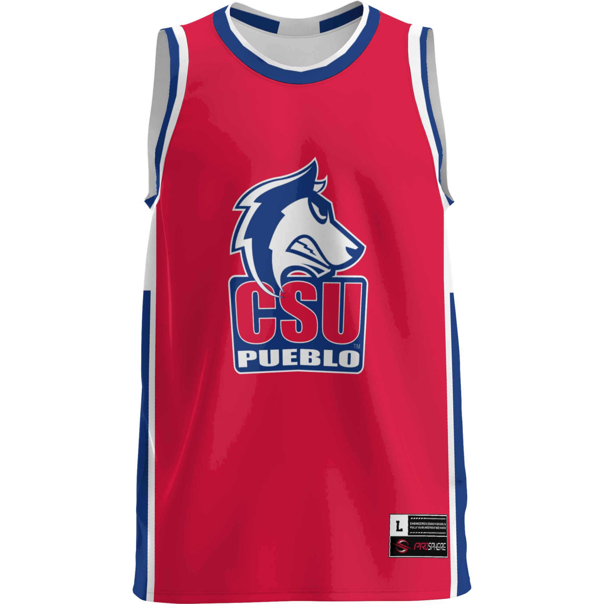 [NJP] Colorado State Pueblo Thunderwolves GameDay Greats Lightweight Basketball Jersey - Blue