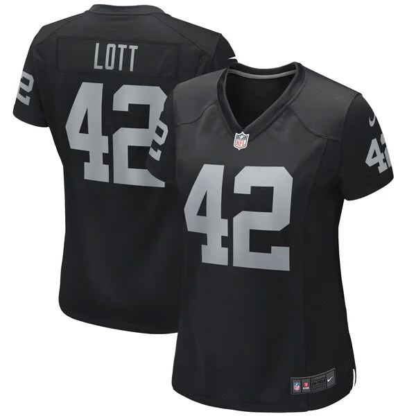 None Ronnie Lott Game Jersey - Black | NFL Player Jersey | NFL Footbal