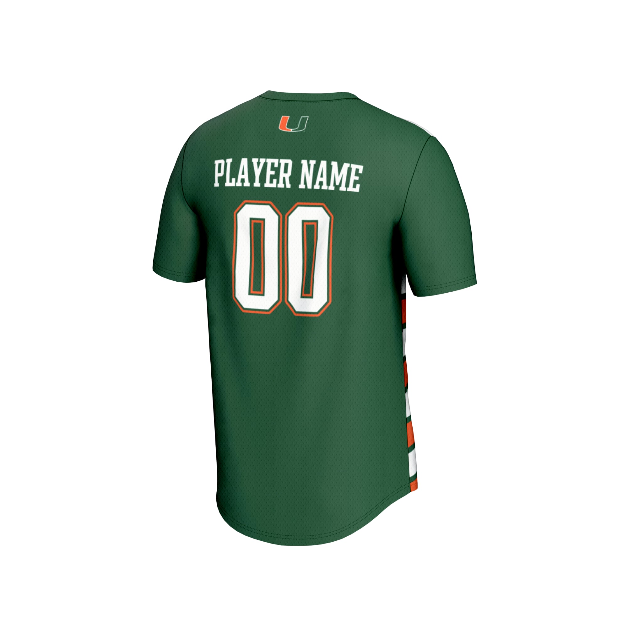 Miami Hurricanes GameDay Greats Youth NIL Pick-A-Player Collegiate Women's Soccer Lightweight Fashion Jersey - Green