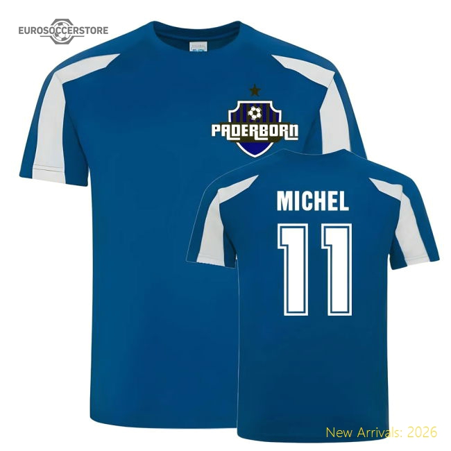 Professional-Grade Sven Michel Paderborn Sports Training Jersey (Blue)
