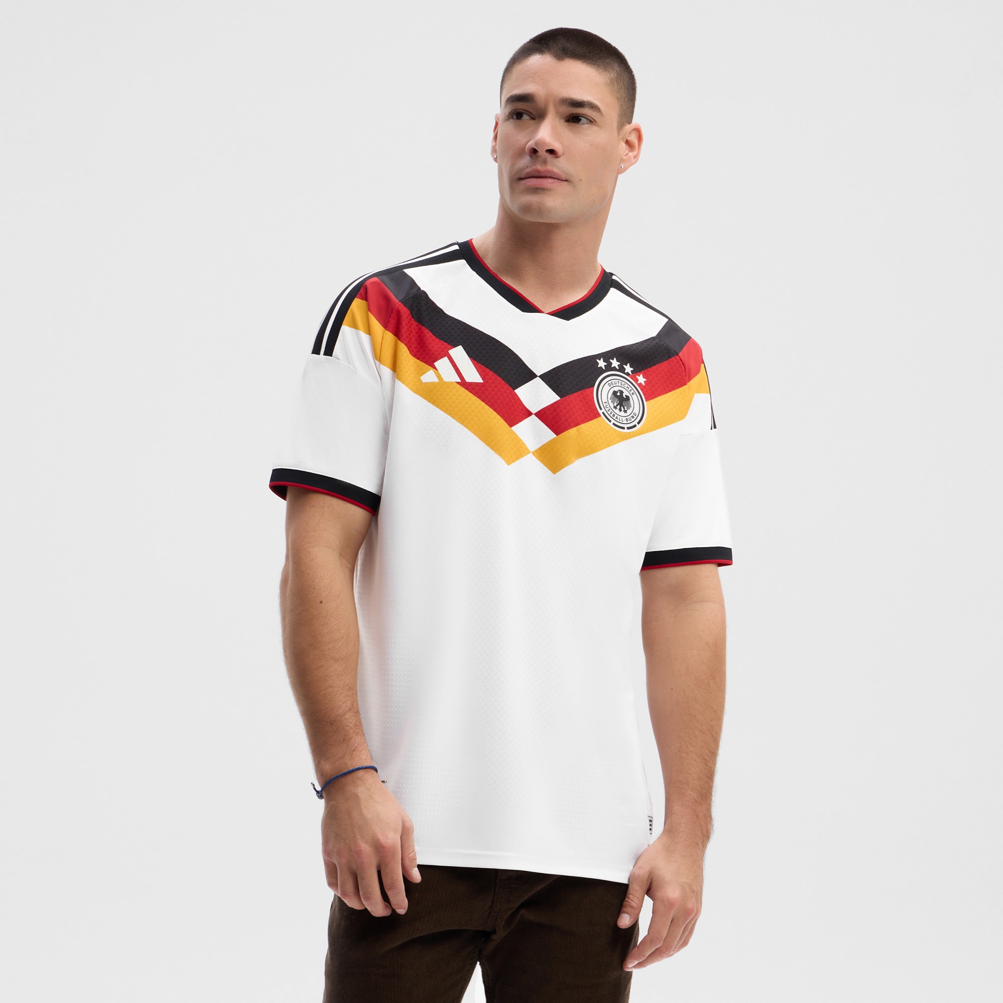 [SJH] Youth Germany National Team 2026 Home On-Field Authentic Jersey - White