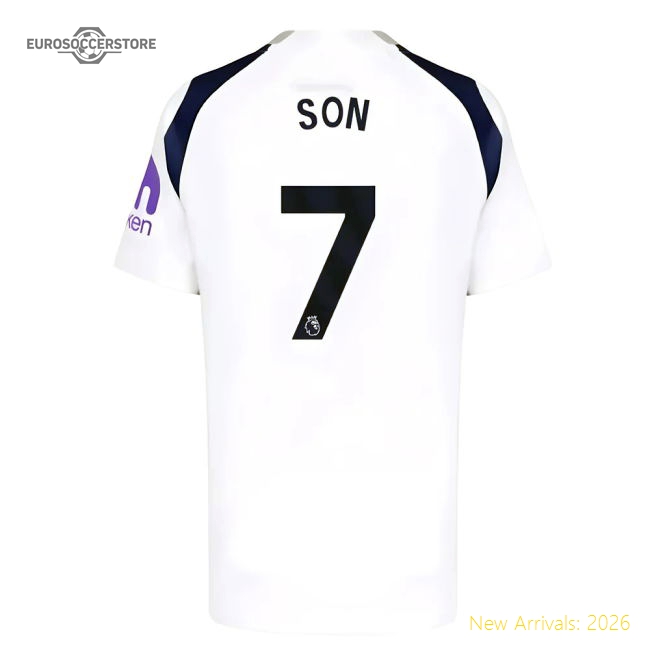 Authentic 2025-2026 Tottenham Hotspur Home Shirt (kids) (son 7)