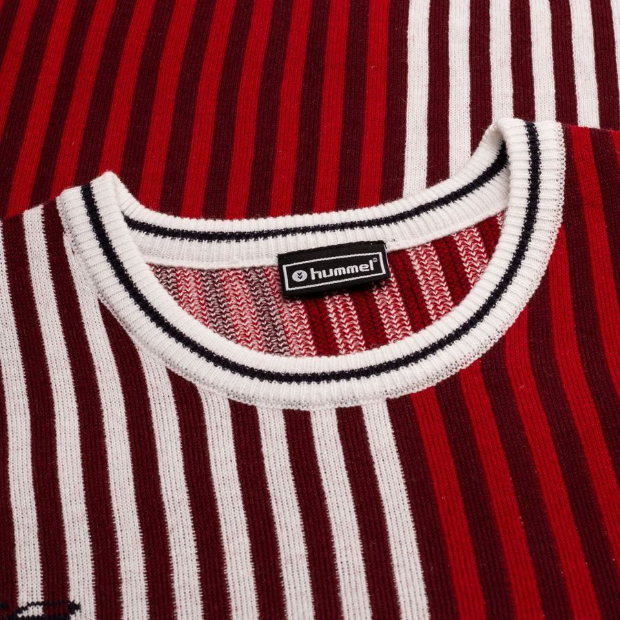 Denmark Christmas Jumper Red/pure White In Multiple Adult Sizes