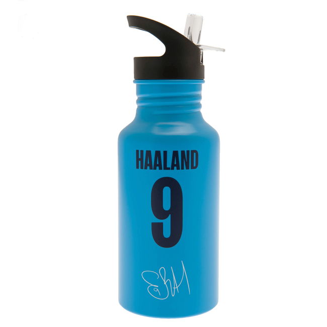 Manchester City FC Aluminium Drinks Bottle Haaland - authentic style