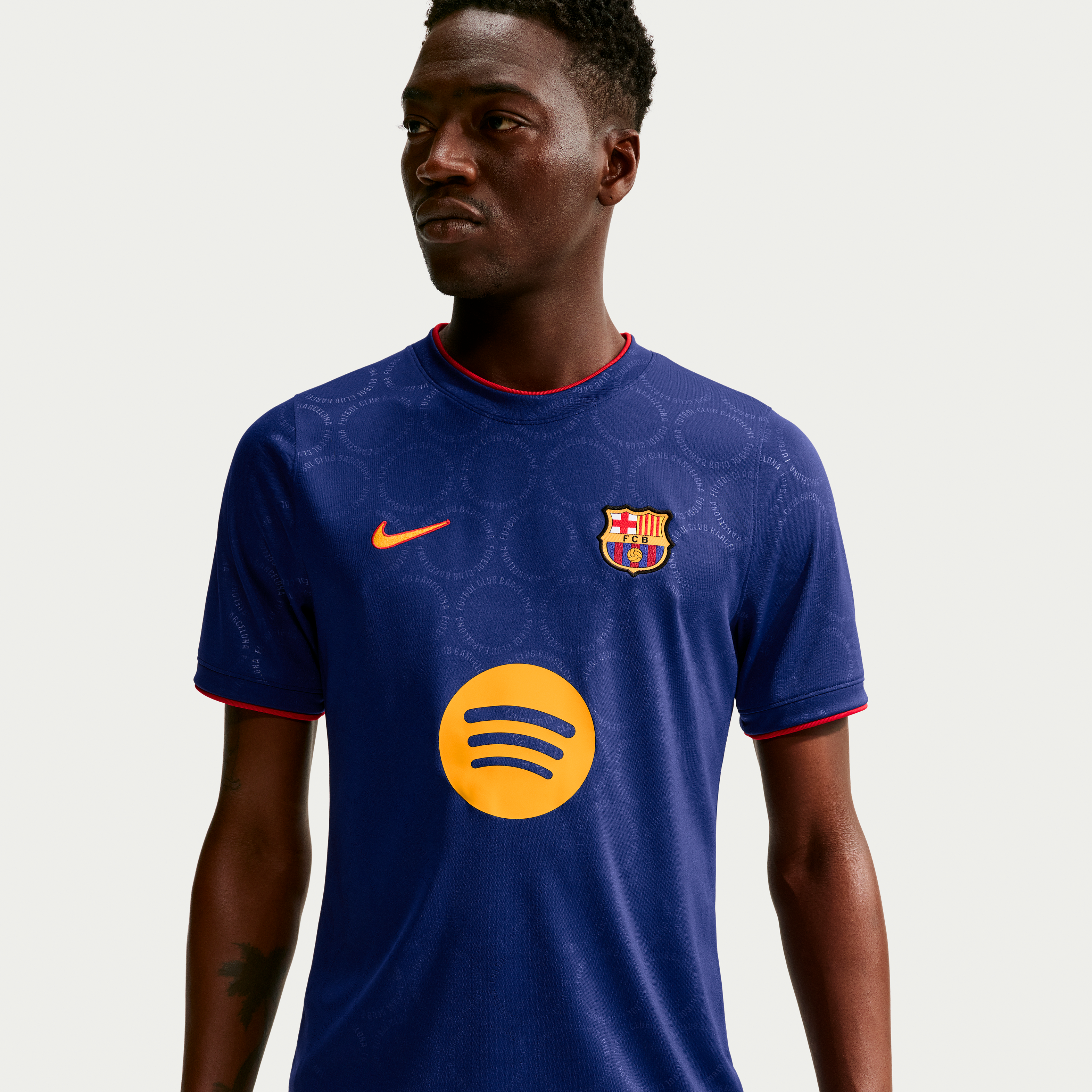 [SJH] Barcelona 2026/27 Third Dri-FIT Pre-Match Jersey Top - Royal