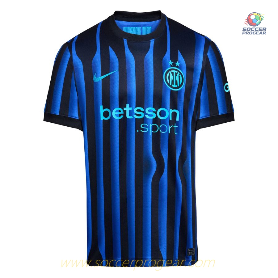 Inter Milan Home Children Soccer Uniform Soccer Team Shirt 2025-26 Edition Lautaro